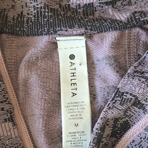 Athleta Purple Patterned Top - Picture 5 of 7